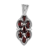 Karis Mozambique Garnet Pendant in Platinum Bond 2.00 ctw