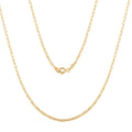 Italian 14K Yellow Gold Mariner Chain Necklace 18 Inches 1.75 Grams - Sticky add to cart bar
