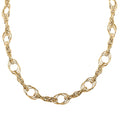 Love Knot Italian 10K Yellow Gold Necklace 28 Inches 14.60 Grams - Sticky add to cart bar