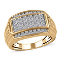 10K Yellow Gold G-H I2 Diamond Ring (Size 9.0) 9.80 Grams 1.00 ctw - Sticky add to cart bar