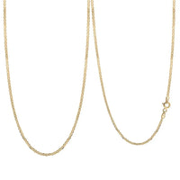 Italian 10K Yellow Gold Mariner Chain Necklace, Gold Chain Necklace, Gold Mariner Necklace, 24 Inch Necklace, Gold Jewelry For Her 1.30 Grams