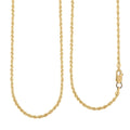 Italian 10K Yellow Gold 1.5mm Rope Necklace 20 Inches 1.4 Grams - Sticky add to cart bar
