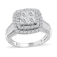 10K White Gold Diamond Ring 5.70 Grams 1.75 ctw (Delivery in 10-15 Business Days)