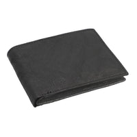 Black Genuine Leather RFID Men's Wallet (8.5"x3.5")