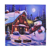 Snowman with Lantern