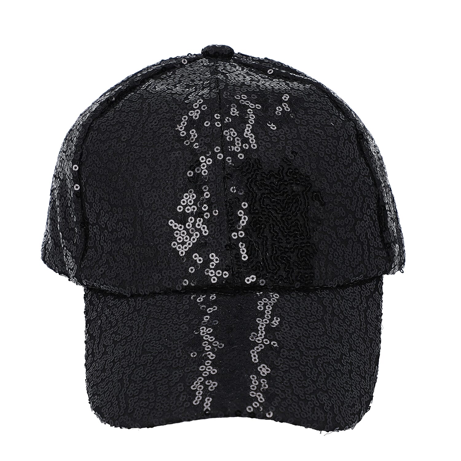 Black Color Sequince Baseball Cap