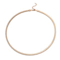 Shrimp Chain Necklace (24-26 Inches) in ION Plated RG Stainless Steel (20.50 g) - Sticky add to cart bar