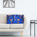 Home Innovations Set of 2 Blue Floral Digital Printed Recycled PET Polyester Double Matte Cushion Covers (17"x17") - Sticky add to cart bar