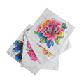HOMESMART Set of 4 Multi Color Floral Digital Printed Velvet Cushion Covers (18"x18") - Sticky add to cart bar