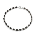 Elite Shungite Tennis Bracelet in Platinum Over Sterling Silver (8.00 In) 5.80 ctw - Sticky add to cart bar