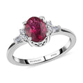 Rhapsody 950 Platinum AAAA Ouro Fino Rubellite and E-F VS Diamond Ring (Size 10.0) 1.50 ctw - Sticky add to cart bar