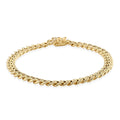 VEGAS CLOSEOUT DEAL 10K Yellow Gold 6mm Cuban Bracelet (8.00 In) 7.40 Grams - Sticky add to cart bar