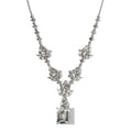 White Topaz Necklace 18-20 Inches in Platinum Over Sterling Silver 27.35 ctw - Sticky add to cart bar
