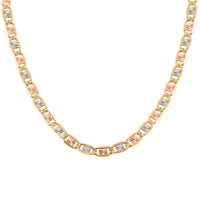 14K Yellow Gold 2.75mm Valentino Star Diamond-Cut Necklace 22 Inches 5.20 Grams