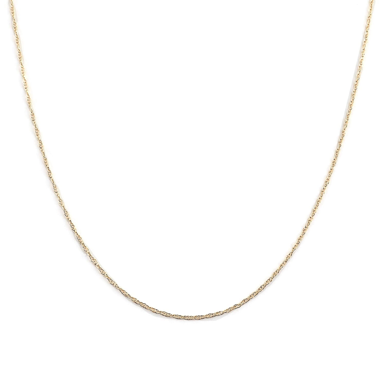 VEGAS CLOSEOUT DEAL 14K Yellow Gold Rope Chain (18 Inches, 0.50mm)