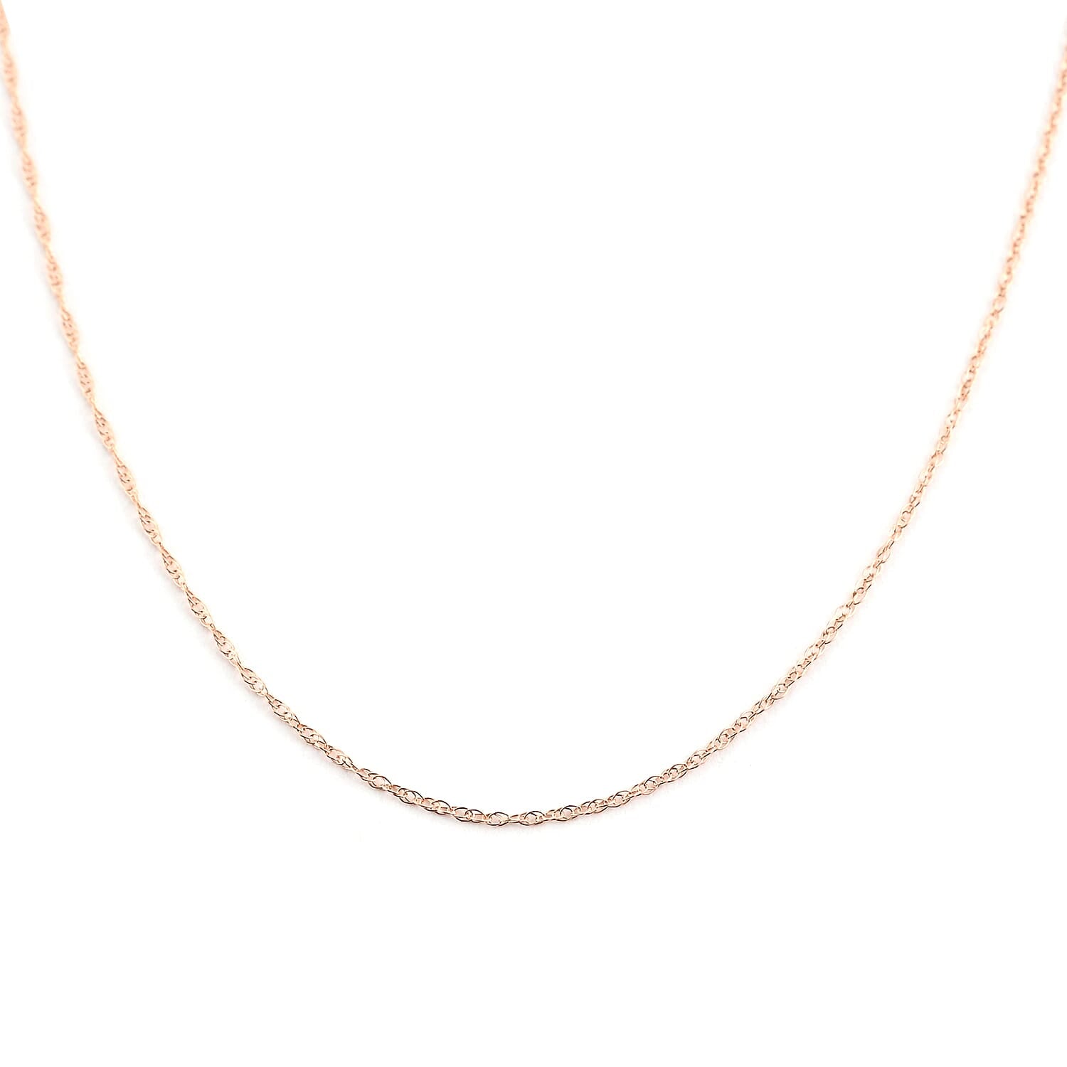 VEGAS CLOSEOUT DEAL 14K Yellow Gold Rope Chain (18 Inches, 0.50mm)