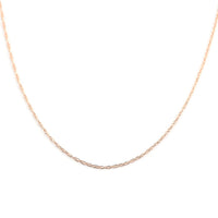 VEGAS CLOSEOUT DEAL 14K Yellow Gold Rope Chain (18 Inches, 0.50mm)