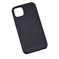 IPhone 13 case with Sliding Card Slot- Black