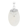 Mother Of Pearl Pendant in Sterling Silver - Sticky add to cart bar
