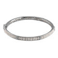 Karis Peridot Bangle Bracelet in Platinum Bond (7.25 In) 21.60 ctw - Sticky add to cart bar