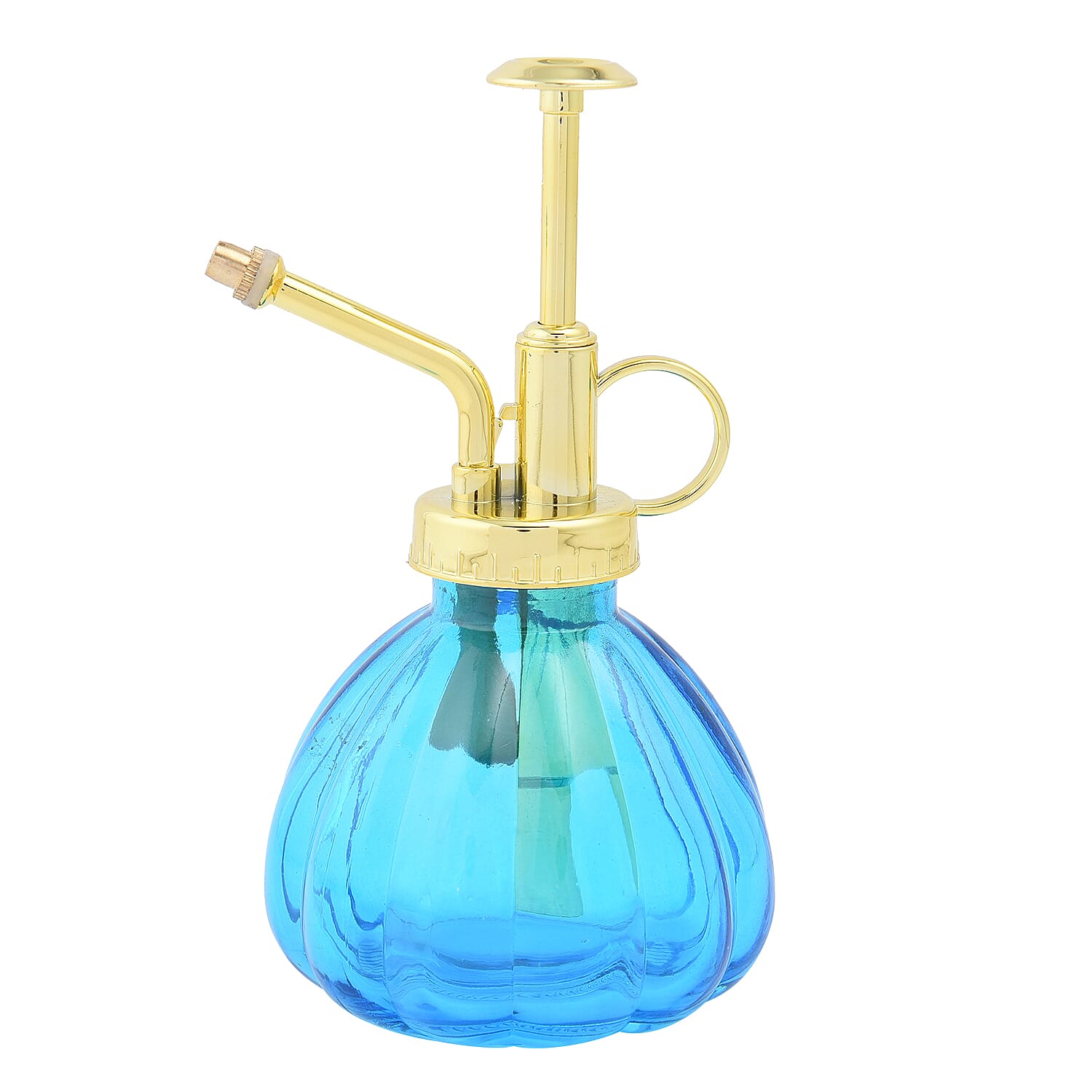 Blue and Gold Glass Plant Water Mister (3.15"x6.1") (Capacity:230 ml)