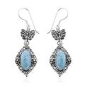 Bali Legacy Larimar Earrings in Sterling Silver 10.50 ctw - Sticky add to cart bar