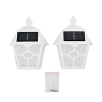 So Grand Set of Mounted Solar Lights -White
