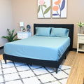 MASTER SUITE Green Sea 500TC 100% Cotton Sheet Set -Queen - Sticky add to cart bar