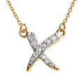 Luxoro 14K Yellow Gold Diamond G-H I2 Necklace 18 Inches 0.15 ctw - Sticky add to cart bar