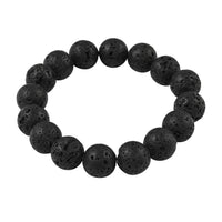 Lava Beaded Stretch Bracelet