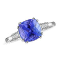 RHAPSODY 950 Platinum AAAA Tanzanite and E-F VS Diamond Ring 4.65 Grams 3.40 ctw (Delivery in 10-15 Business Days) - Sticky add to cart bar