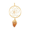 Citrine in Goldtone