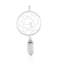 Amethyst Dream Catcher Pendant in Silvertone 12.80ctw (Del. 10-15 Days)