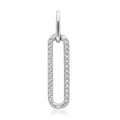 Diamond Accent Pendant in Platinum Over Sterling Silver - Sticky add to cart bar