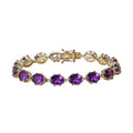 Premium Moroccan Amethyst Bracelet in Vermeil Yellow Gold Over Sterling Silver (6.50 In) 24.35 ctw - Sticky add to cart bar
