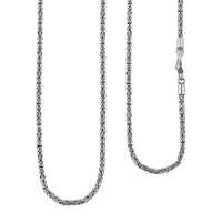 Bali Legacy Sterling Silver Borobudur Chain Necklace 60 Inches 50.15 Grams