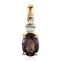 Luxoro 10K Yellow Gold Premium Tanzanian Lavender Spinel and Diamond Pendant 0.90 ctw - Sticky add to cart bar