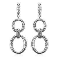 Bali Legacy Sterling Silver Dangle Earrings 9.65 Grams