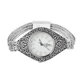 Bali Legacy EON 1962 Swiss Movement Sterling Silver 3 Layer Bracelet Watch (7.50 in) , Designer Bracelet Watch , Analog Luxury Wristwatch - Sticky add to cart bar