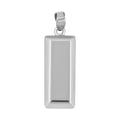 950 Platinum Electroform Bar Ingot Pendant 3.75 Grams - Sticky add to cart bar