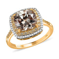 Iliana 18K Yellow Gold AAA Turkizite and G-H SI Natural Yellow and White Diamond Ring 3.70 ctw (Del. in 10-15 Days) - Sticky add to cart bar
