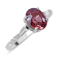 Premium Natural Pink and White Zircon Ring in Platinum Over Sterling Silver (Size 10.0) 2.15 ctw - Sticky add to cart bar