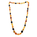 Light Multi Color Amber Beaded Necklace (20 Inches) - Sticky add to cart bar