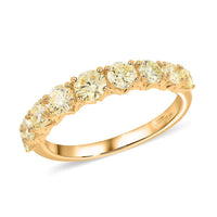 18K White Gold Natural Yellow Diamond (SI) Ring 1.25 ctw (Del. in 10-15 Days)