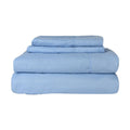 Hotel New York 4-Piece Light Blue Super Soft 1600 Series Bamboo Embossed Bed Sheet -King (Delivers in 14-20 Business Days) - Sticky add to cart bar