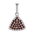 Mozambique Garnet Pendant in Sterling Silver 0.25 ctw - Sticky add to cart bar