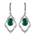 Karis Verde Onyx Earrings in Platinum Bond 5.00 ctw - Sticky add to cart bar