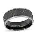 Men's Ring in ION Plated Black Stainless Steel - Sticky add to cart bar