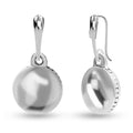 Oval Dangle Earrings in Sterling Silver 6.40 Grams - Sticky add to cart bar