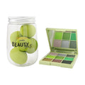 CookieFace Cosmetics- Green Goddess Cookie Couture Eye Shadow Palette and Beauty Blender Set - Sticky add to cart bar